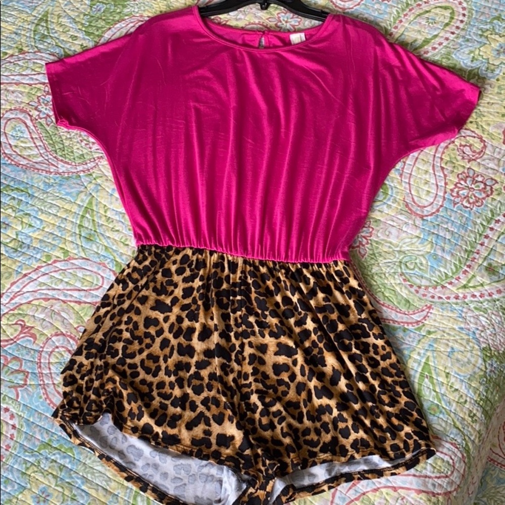 NWOT -Romper Animal Print